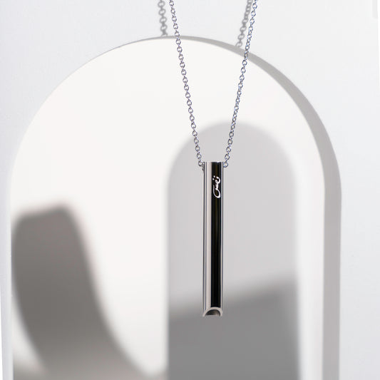 NAFAS - Anxiety Breathing Necklace - Silver