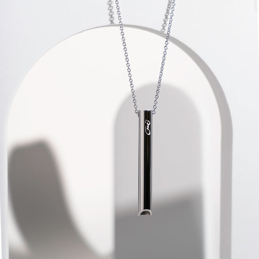 NAFAS - Anxiety Breathing Necklace - Gold or White Gold