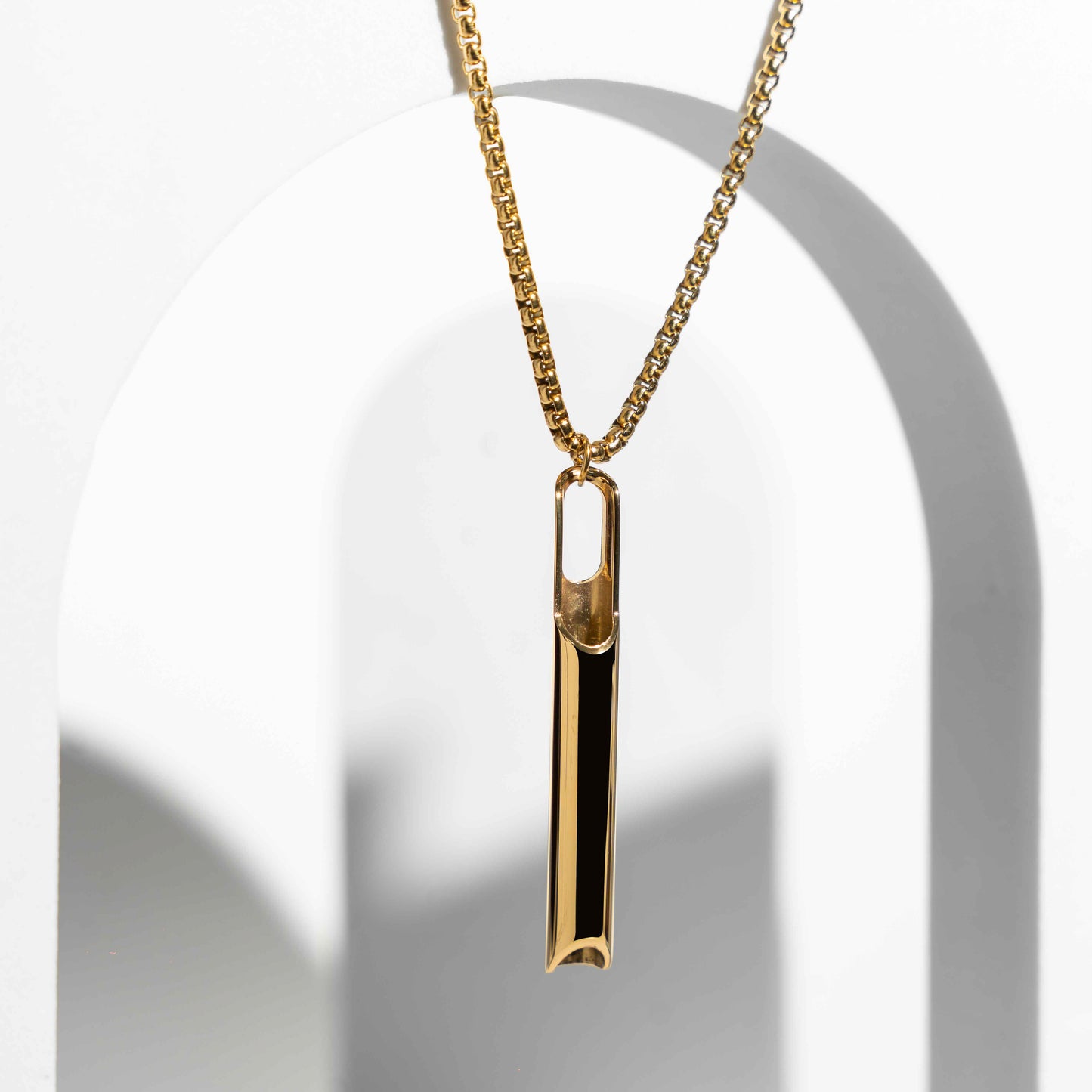 NAFAS Smooth Flow - Anxiety Breathing Necklace - Gold