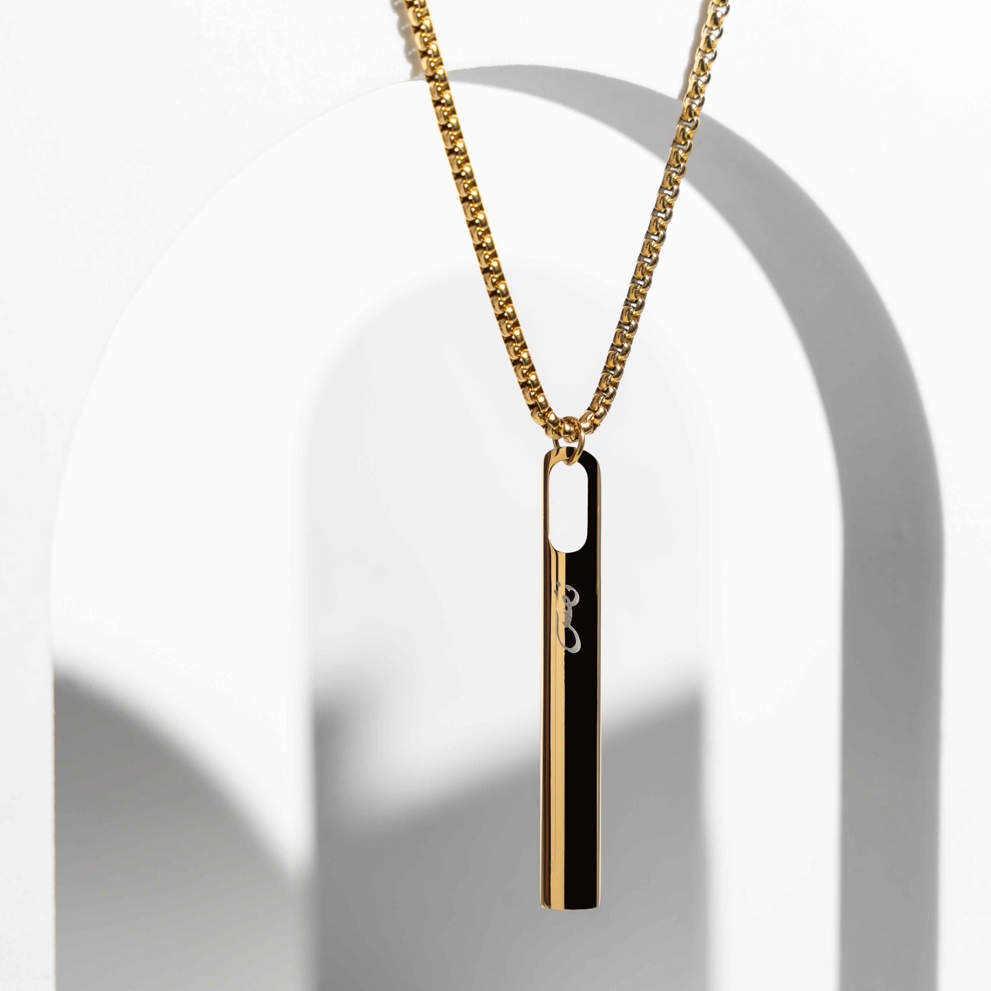 NAFAS Smooth Flow - Anxiety Breathing Necklace - Gold