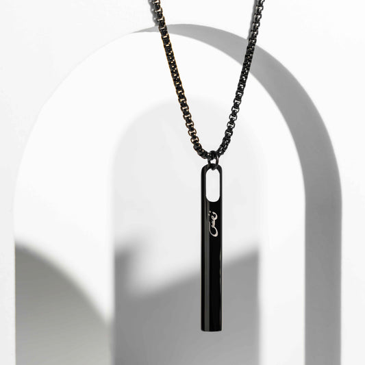 NAFAS Smooth Flow - Anxiety Breathing Necklace - Black